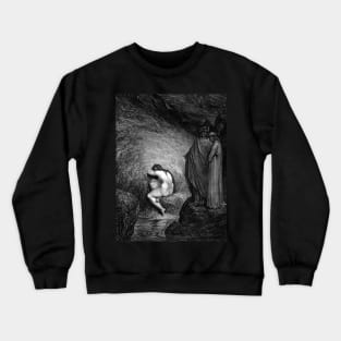 High Resolution Gustave Doré Illustration Myrrha Crewneck Sweatshirt